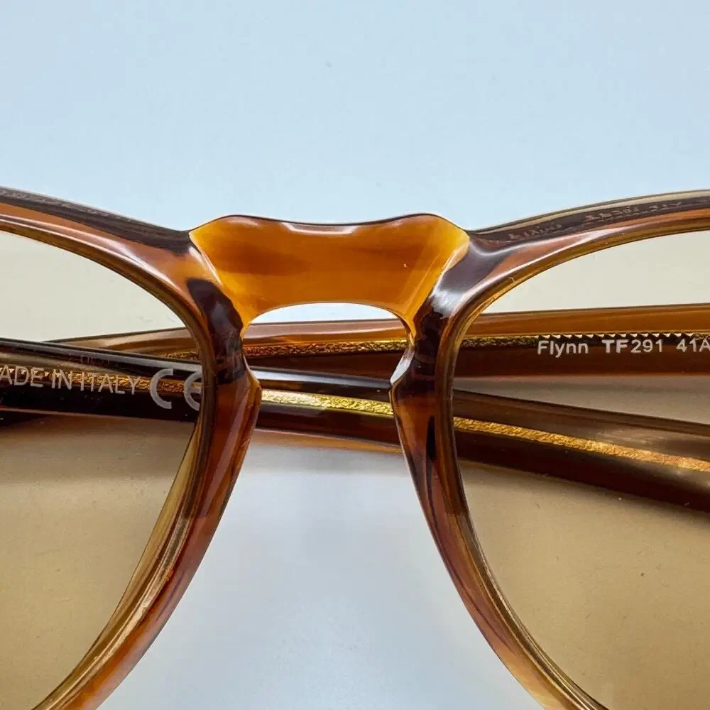 Tom Ford Sunglasses Flynn TF291 41A Havana Frame Brown Lens 54-17-145 New w/Case